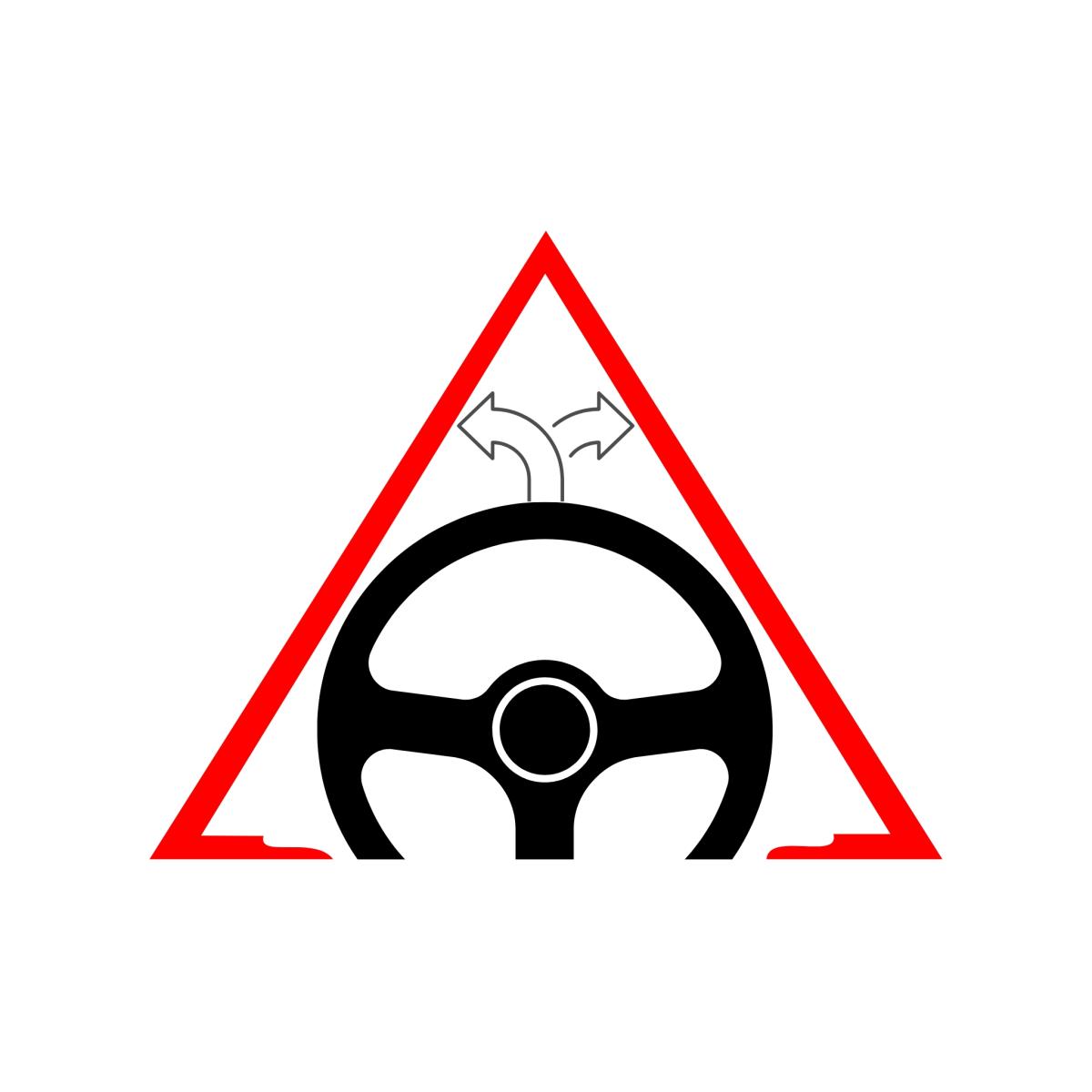 Autoškola "Let's Go!" Logo