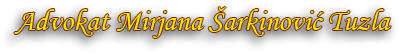 Advokat Mirjana Šarkinović Logo