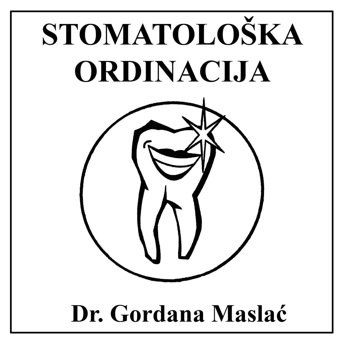 Stomatološka ordinacija "Dr. Gordana Maslać" Logo