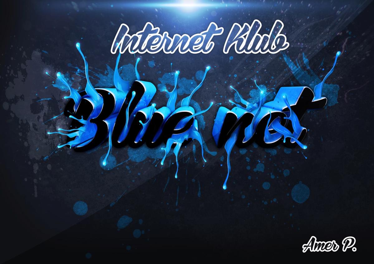 Internet klub BlueNet Logo