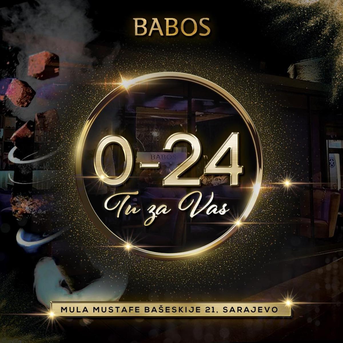 Babos Hookah Lounge bar Logo