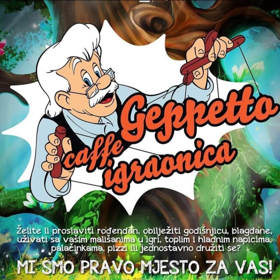 Caffe & Dječija igraonica Gepetto Logo