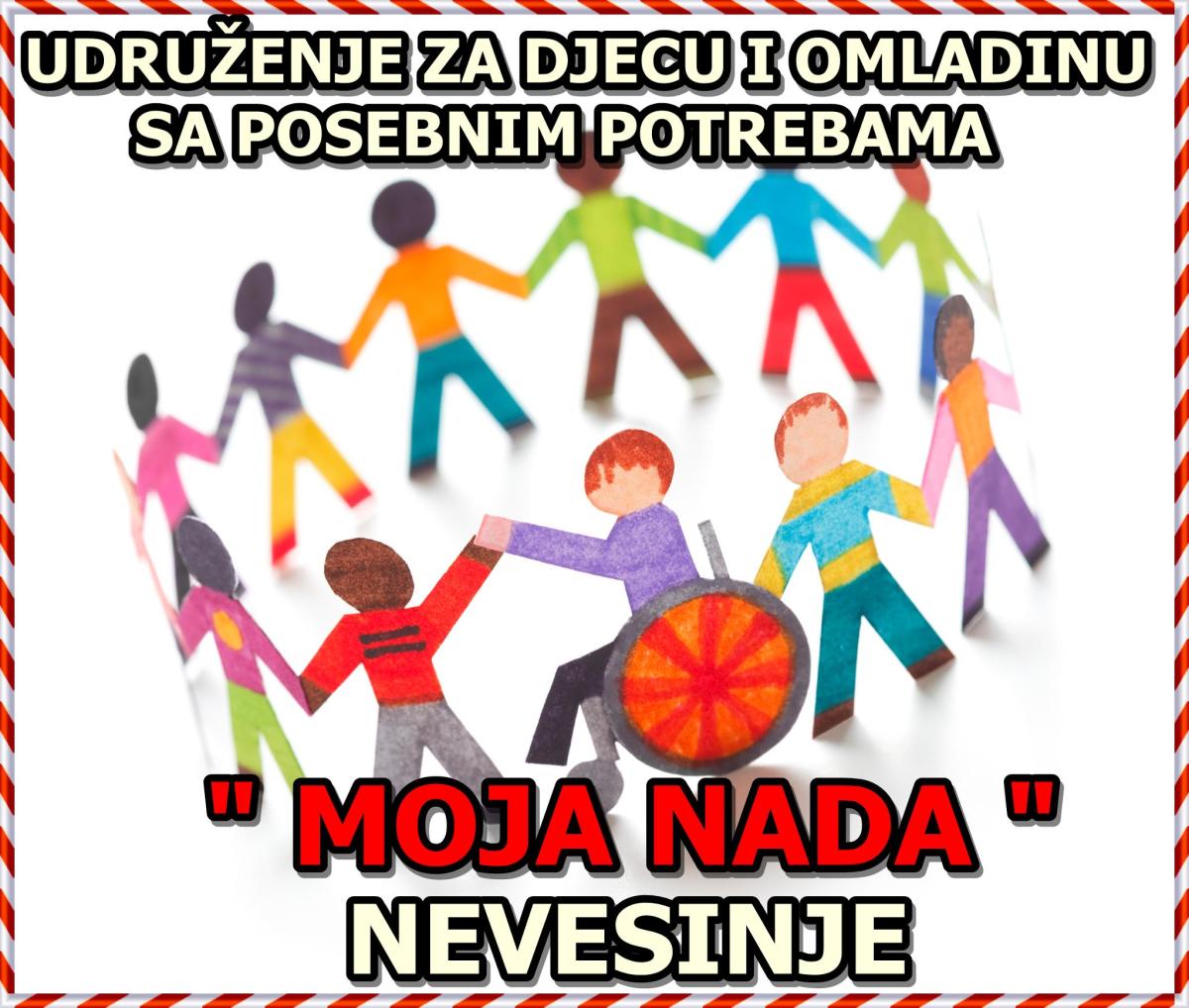 Udruženje za djecu i omladinu sa posebnim potrebama - "MOJA NADA" Logo